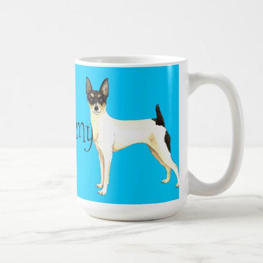 私はおもちゃキツネテリア コーヒーマグカップ (右)