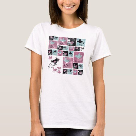 私はおりに入れられた鳥がなぜ歌うか知っています Tシャツ (正面)