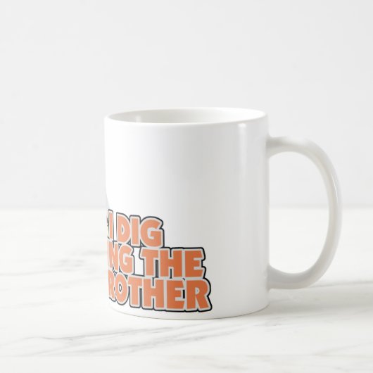 私はお兄さんであることを掘ります コーヒーマグカップ (右)