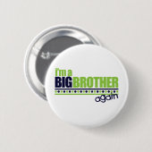 私はお兄さんの再度青か緑のTシャツです 缶バッジ (正面&裏面)