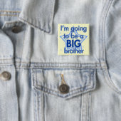 私はお兄さんの青いPinbackボタンであることを行っています 缶バッジ (インサイチュ)