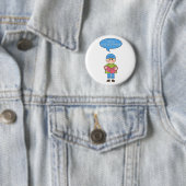 私はお兄さん(対の姉妹)ボタンです 缶バッジ (インサイチュ)