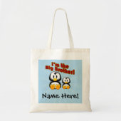 私はお兄さん、2羽のペンギンです トートバッグ (正面)