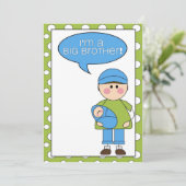 私はお兄ちゃんの男の赤ちゃん発表 案内状 (スタンド正面)