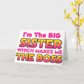 私はお姉さん…ボス カード (黄色い花)