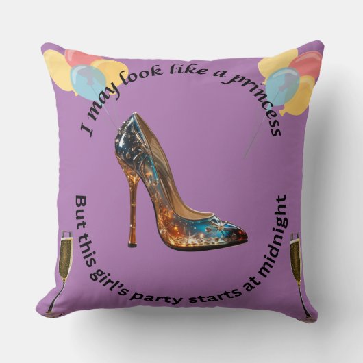 私はお姫様のように見える… クッション (正面)