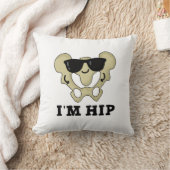 私はお尻おもしろいの海骨解剖学パン クッション (ブランケット)