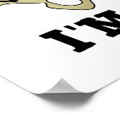 私はお尻おもしろいの海骨解剖学パン ポスター (角)