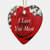 私はお母さんのオーナメント愛します セラミックオーナメント (左)