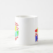 私はお母さんのマグを愛します コーヒーマグカップ (中央)