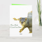 私はお母さんの幸せな母Day_Card愛します カード (裏面)