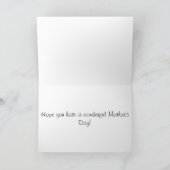 私はお母さんの挨拶状愛します カード (内部)