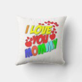 私はお母さんの枕愛します クッション (裏面)