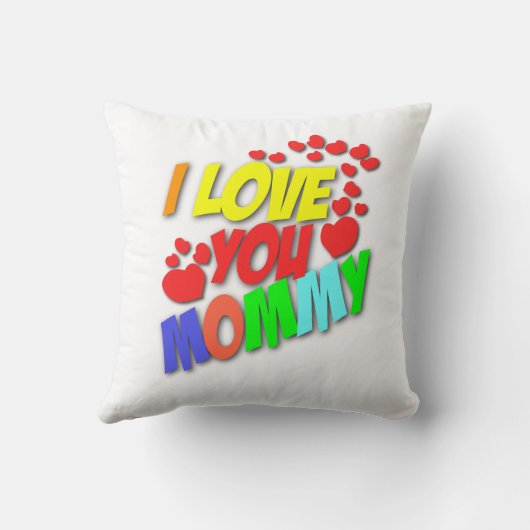私はお母さんの枕愛します クッション (裏面)