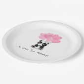 私はお母さんの母の日|の紙皿愛します ペーパープレート (アングル)