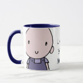 私はお母さんの男の子のマグ愛します マグカップ (左)