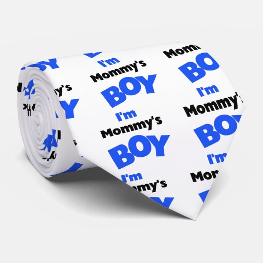 私はお母さんの男の子のTシャツおよびギフトです ネクタイ (ロール)