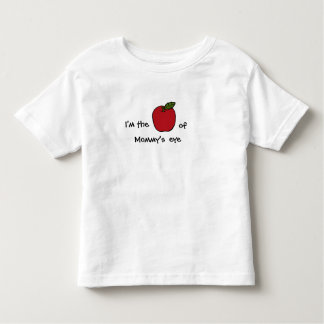 私はお母さんの目のAppleです- (または祖母、お父さん) トドラーTシャツ
