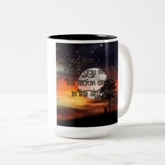 私はお母さんの自州の代議員を支持者にもつ候補のマグです ツートーンマグカップ (正面右)