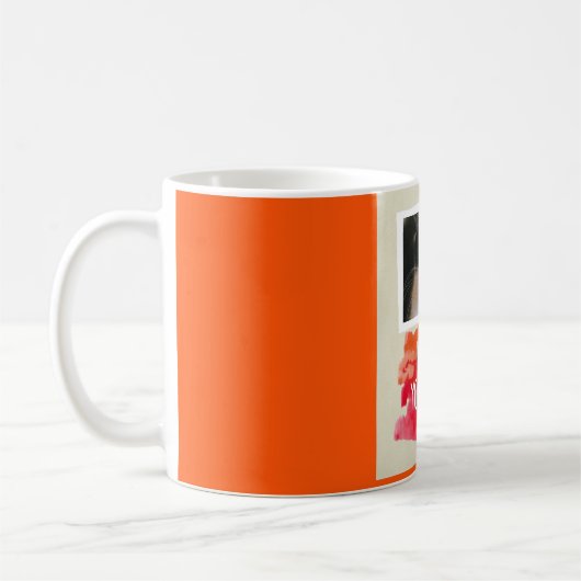 私はお母さんカスタムな猫の写真のマグ愛します コーヒーマグカップ (左)