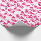 私はお母さん及びお父さんの包装紙を愛します ラッピングペーパー (角)