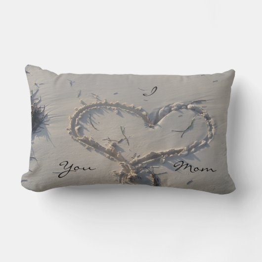 私はお母さん愛します ランバークッション (正面)