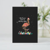 私はお気に入りのクリスマスライトコスチュームフラミンゴ エンクロージャーカード (スタンド正面)