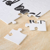 私はお洒落な月および背部に愛します ジグソーパズル (側面)