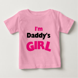 私はお父さんの女の子のTシャツおよびギフトです ベビーTシャツ