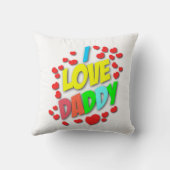 私はお父さんの枕愛します クッション (裏面)