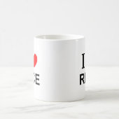 私はお米が大好きです コーヒーマグカップ (中央)