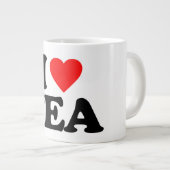 私はお茶が大好き ジャンボコーヒーマグカップ (正面右)