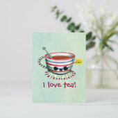 私はお茶が大好き ポストカード (スタンド正面)