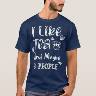 私はお茶が好きで、多分3人4 Tシャツ