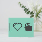 私はお茶のケトルが大好き ポストカード (スタンド正面)