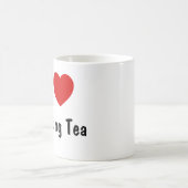 私はお茶を淹れるのが大好き コーヒーマグカップ (中央)