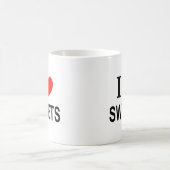 私はお菓子が大好き コーヒーマグカップ (中央)