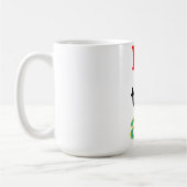 私はお酒に対してノーと言う コーヒーマグカップ (左)