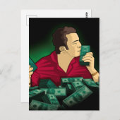私はお金が大好き ポストカード (正面/裏面)