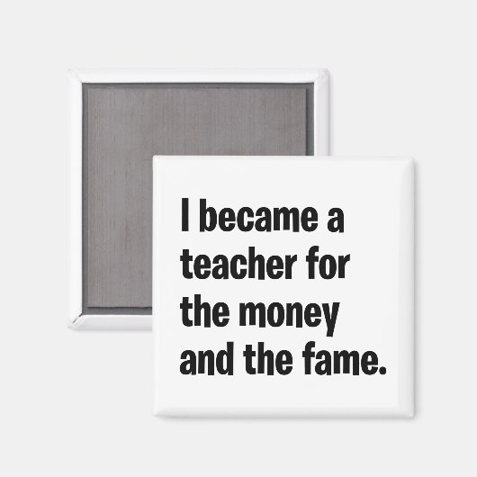 私はお金と名声の先生になった。 マグネット (正面/裏面)