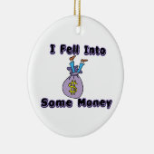 私はお金にころびました セラミックオーナメント (右)