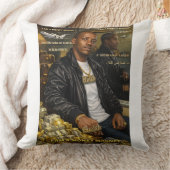 私はお金の磁石スロー枕です クッション (ブランケット)