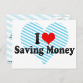 私はお金救が大好き ポストカード (正面/裏面)