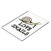 私はかたつむりを愛します ノートブック (左側)