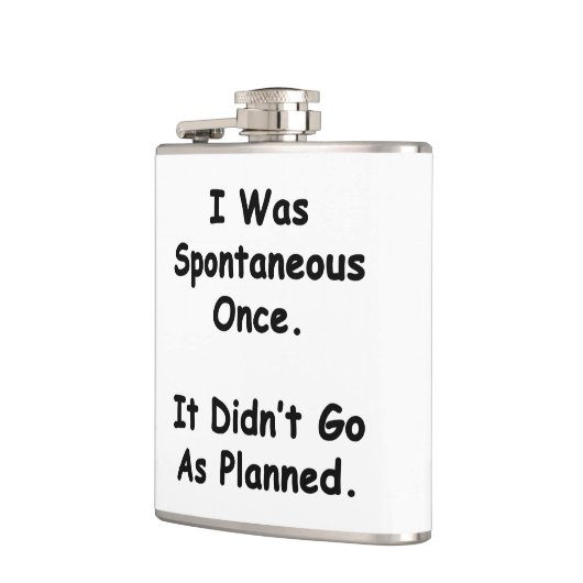 私はかつて自然発生的だった。 フラスク (左)