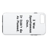 私はかつて自然発生的だった。 Case-Mate iPhoneケース (裏面(横))