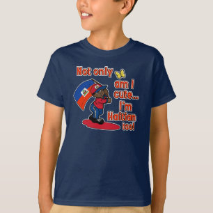 私はかわいいです私ですもハイチただ! Tシャツ