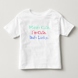 私はかわいいです トドラーTシャツ