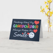 私はかわいい私の孫を愛します カード (黄色い花)