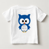 私はかわいい ベビーTシャツ (裏面)